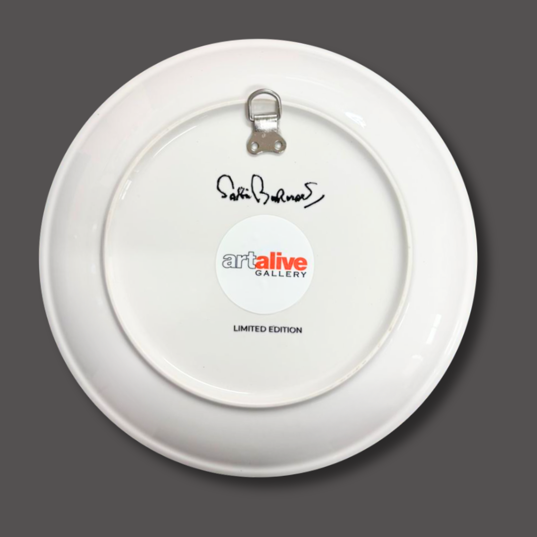 Sakti Burman: Limited Edition Round Porcelain plate