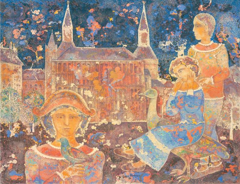 Sakti Burman : Cathedral at Aachen