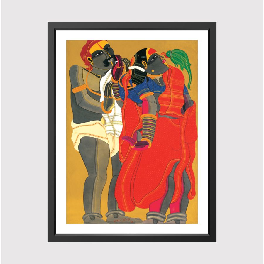 Thota Vaikuntam : Couple with Parrot