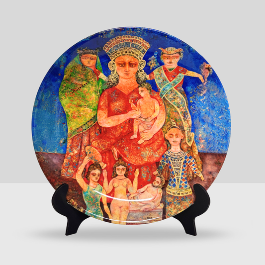 Sakti Burman: Limited Edition Round Porcelain plate