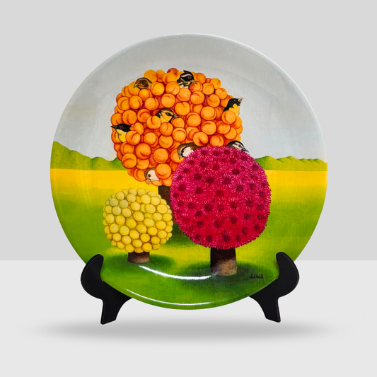 Maite Delteil: Limited Edition Round Porcelain plate
